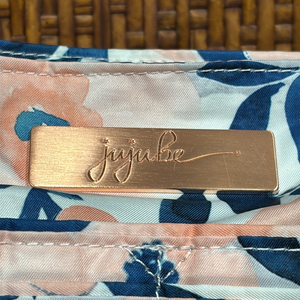 Ju-Ju-Be Be Light Whimsical Watercolor Floral Tote Bag EUC - Picture 3 of 16